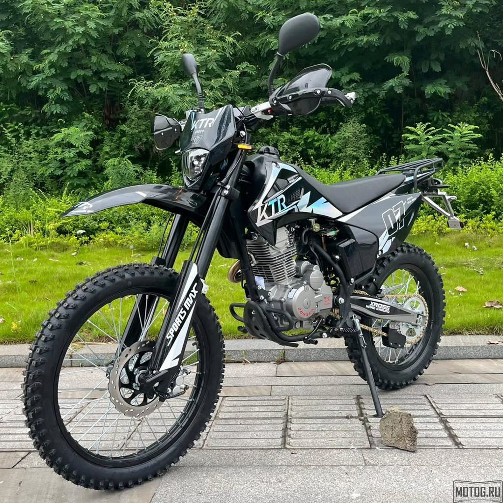 Эндуро мотоцикл KTR 07 Black – 250 куб, надежность и мощность для бездорожья